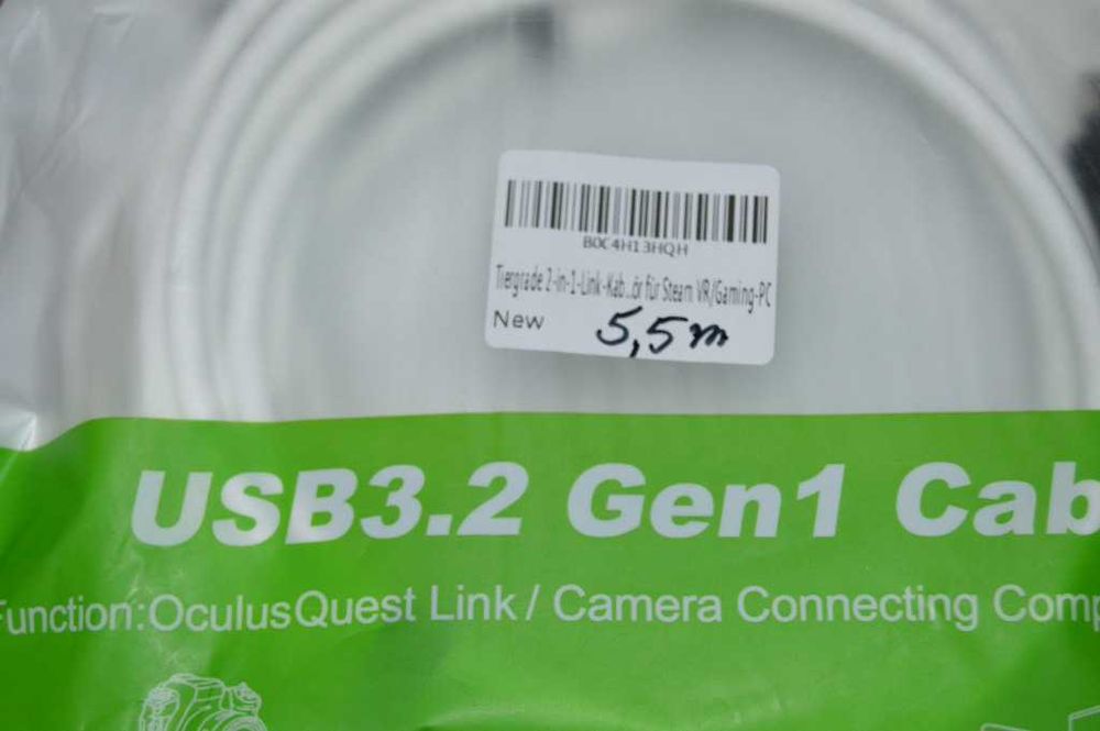 Cablu Oculus Quest Link conexiune PC 5.5m USB 3.2