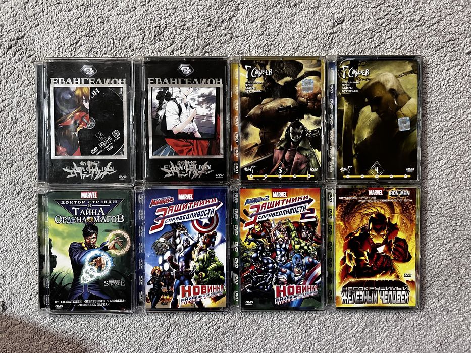 Диски DVD из личной коллекции