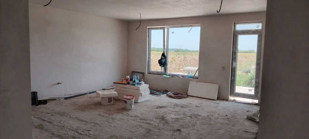 vand teren 400 mp cu proiect casa Fundatie+ autorizatie c. in Sabareni