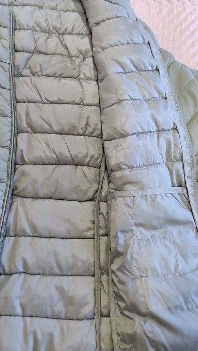 Дамско яке мента, яке байкър H&M кафяво, Черно зелено  M-L