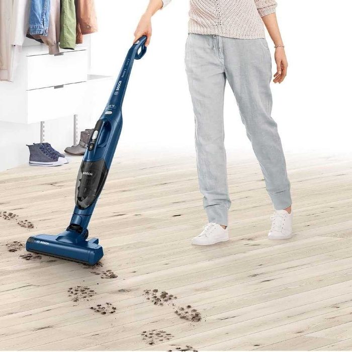 Bosch Home Appliances Readyy Series | 2 - 2в1 безжична акумулаторна прахосмукачка: прътова и настолна прахосмукачка, 16V захранване, вградени аксесоар