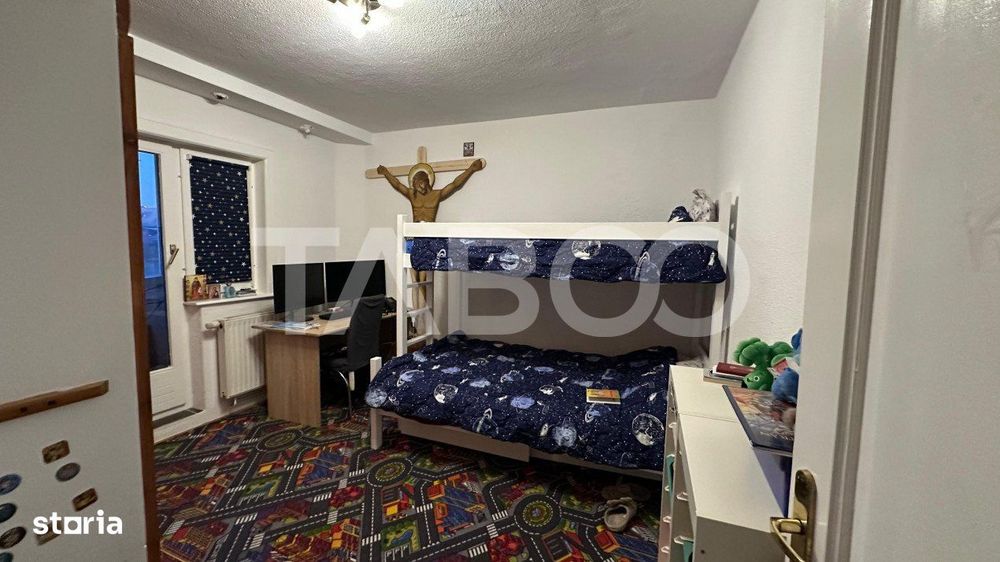 Apartament 3 camere 70 mpu  zona Turnisor Sibiu mobilat utilat