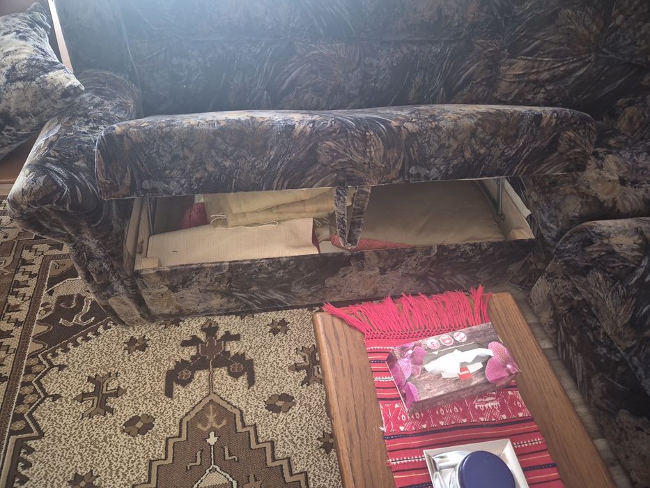 Coltar extensibil canapea , lada depozitare