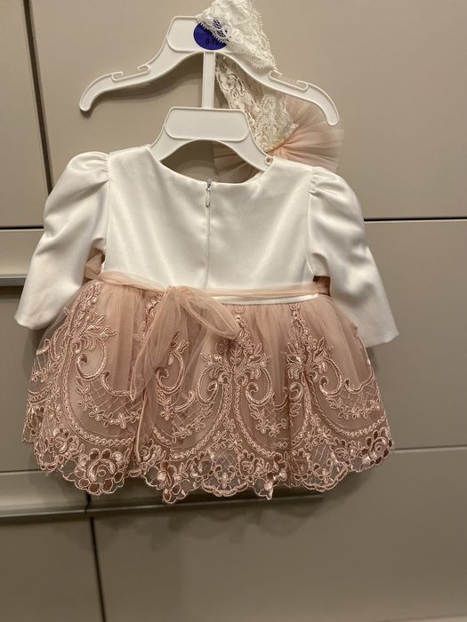 Se vinde rochie botez/ 0-3 luni
