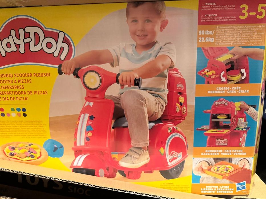 Scuter Play Doh (livrare pizza)