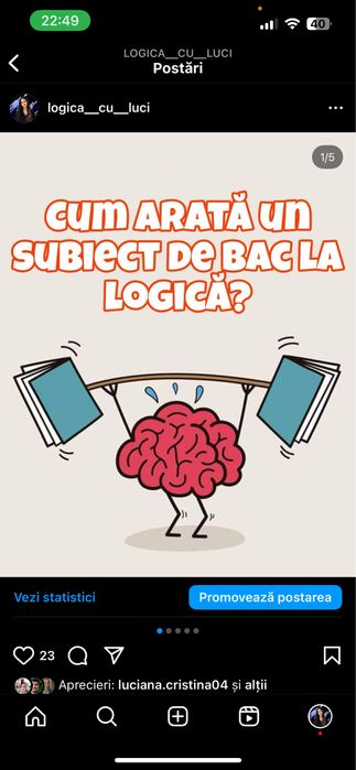 Meditatii Logică, Argumentare și Comunicare - 100 lei
