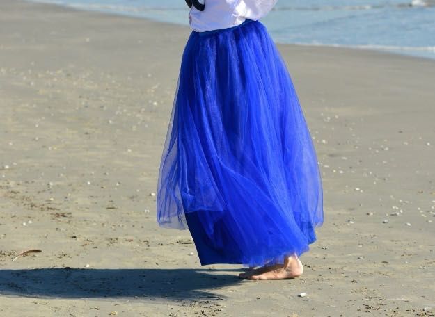 Fusta Tulle MAXI Royal Blue