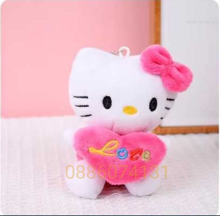 Плюшен Ключодържател играчка Hello Kitty, Ключодържател коте Кити