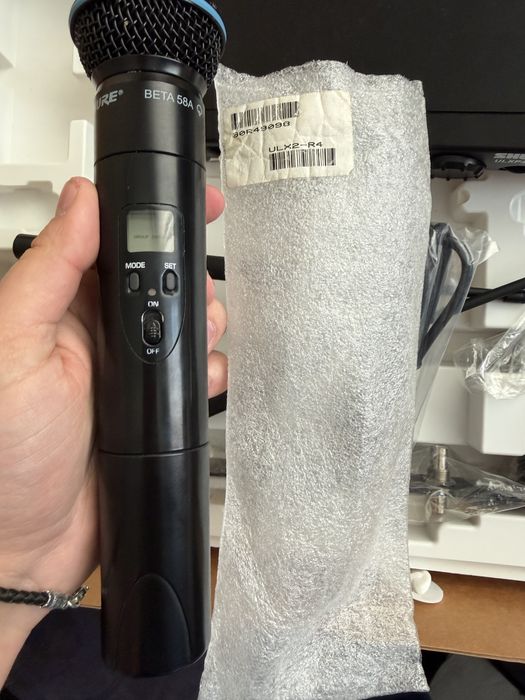 shure ulxp4 beta 58  безжичен микрофон шур бета 58