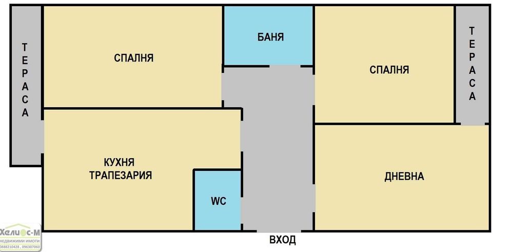 Продава се Тристаен апартамент в Монтана, Широк център - 86 кв.м за 1454 €/кв.м - Снимка #16