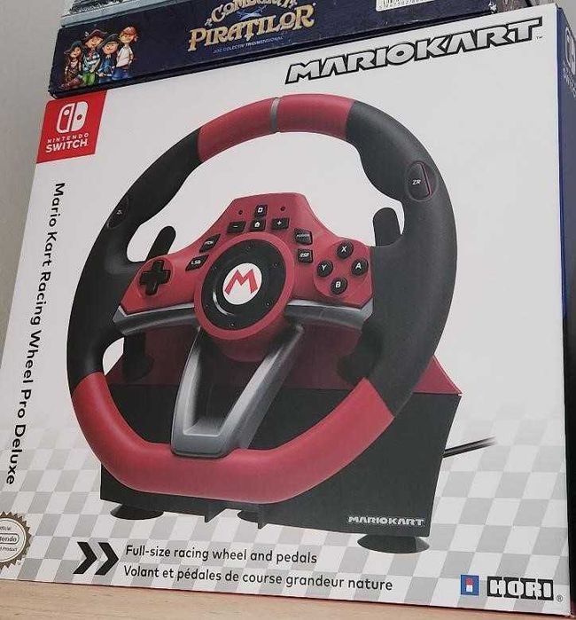 vand volan mario kart racing wheel pro deluxe nintendo switch