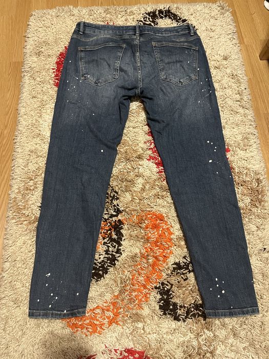 Blugi rupti Slim-Fit Zara,  42