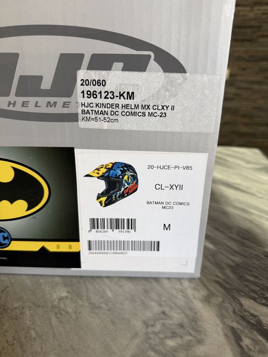Casca cross HJC DC Batman