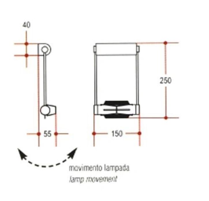 Лампа за картина / Италия / 80-те