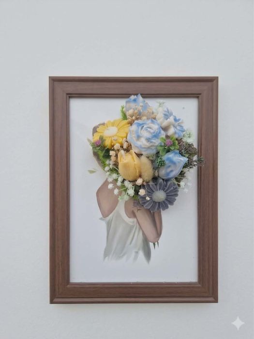 Tablou decorativ deosebit lucrat manual