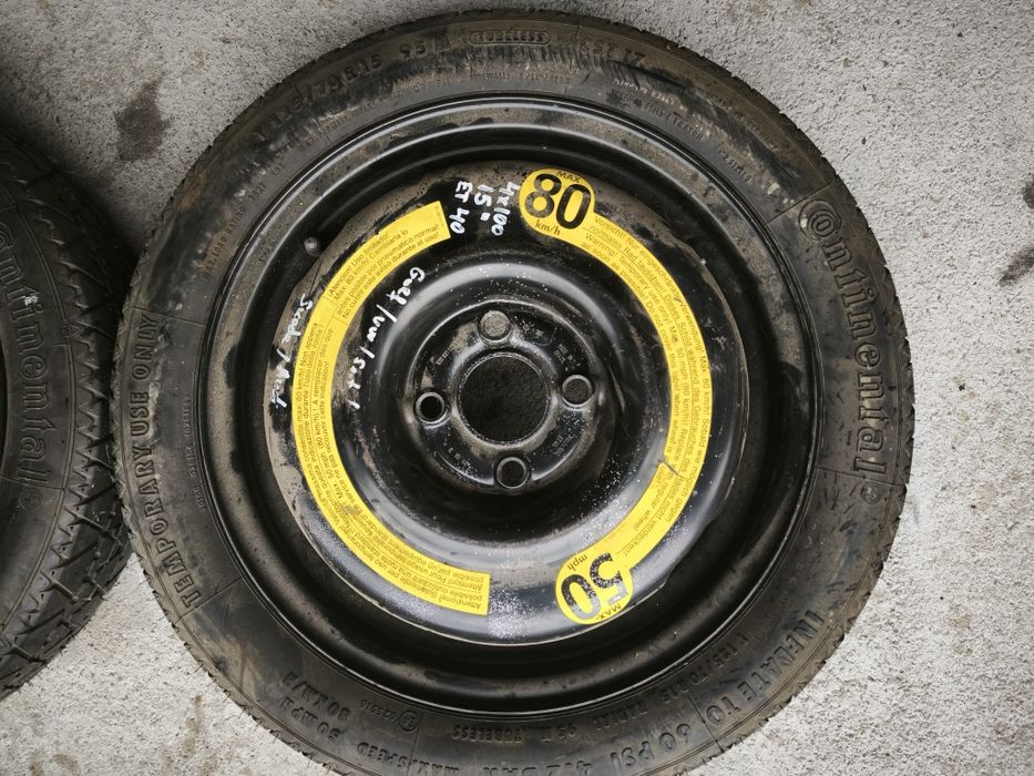 Резервна гума/патерица 4*100 / 15