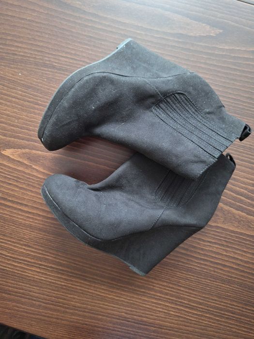 Боти велурени високи