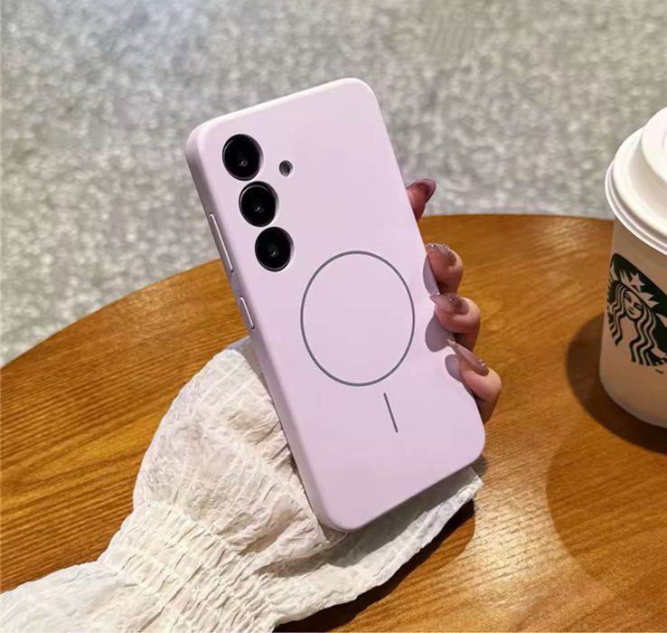 Samsung S24 S25 PLUS ULTRA - Husa Magsafafe Alcantara Inside