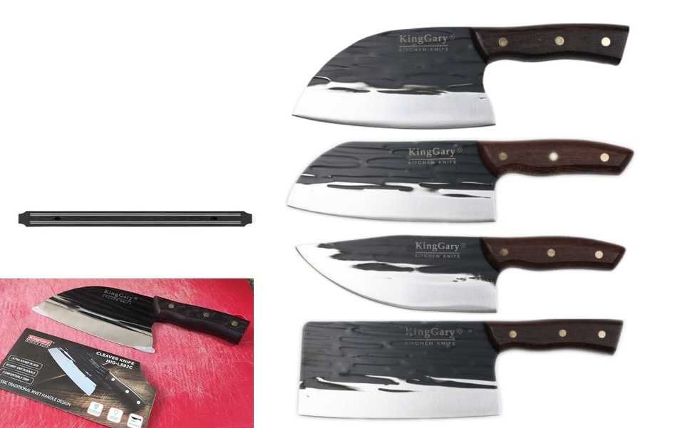 Super set 5 cutite de la KING GARY profesionale+bonus banda magnetica!