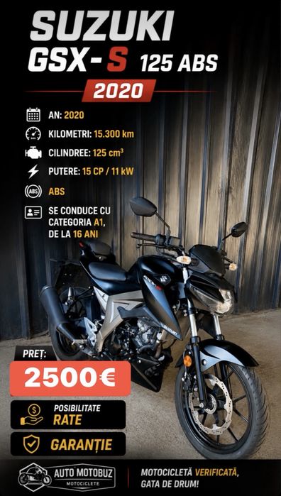 Yamaha YZF R125 2015 ABS A1-16 ani (nu cbr ninja, ktm duke rc)