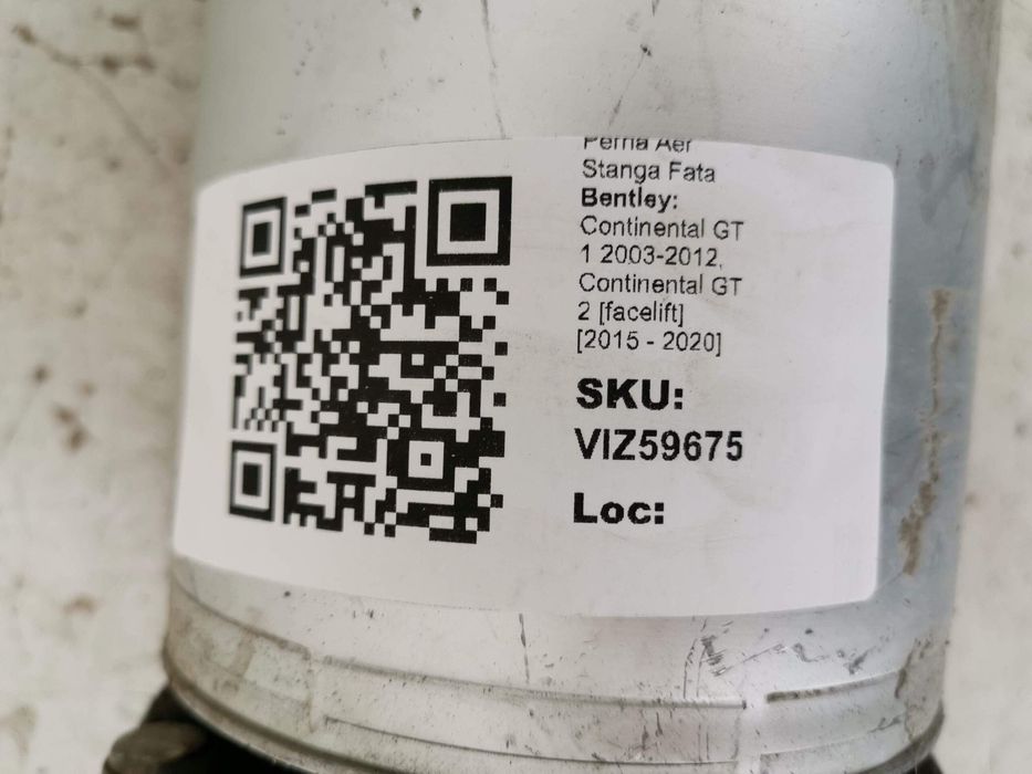 Въздушна Възглавница Ляво Предно Bentley Continental GT 1 - , Continen