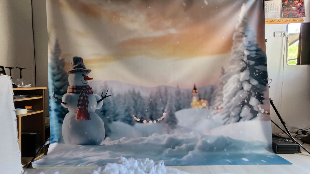 Професионални Коледни  декори за студио