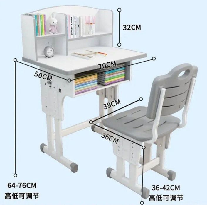 Новинка новое паступления.
Детская парта +стул с регулировкой
Можно ре