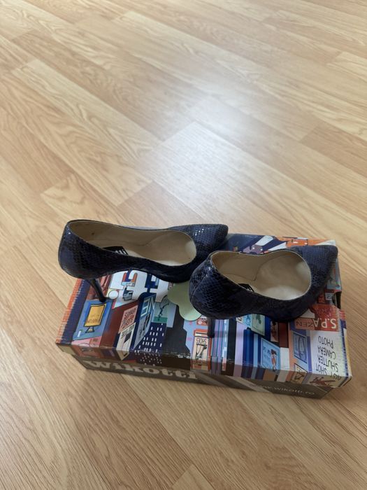Pantofi stiletto, piele, marimea 35