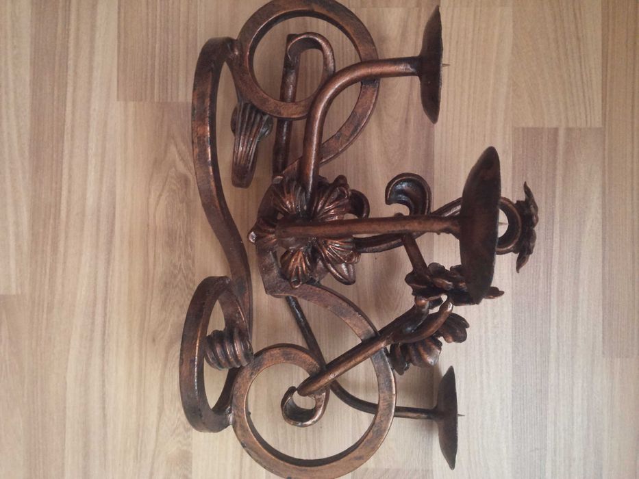 подсвечник ручной работы на 3 свечи