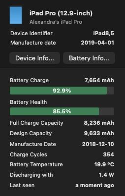iPad Pro 12.9 3rd gen 512GB Wi-Fi + Smart Keyboard Folio