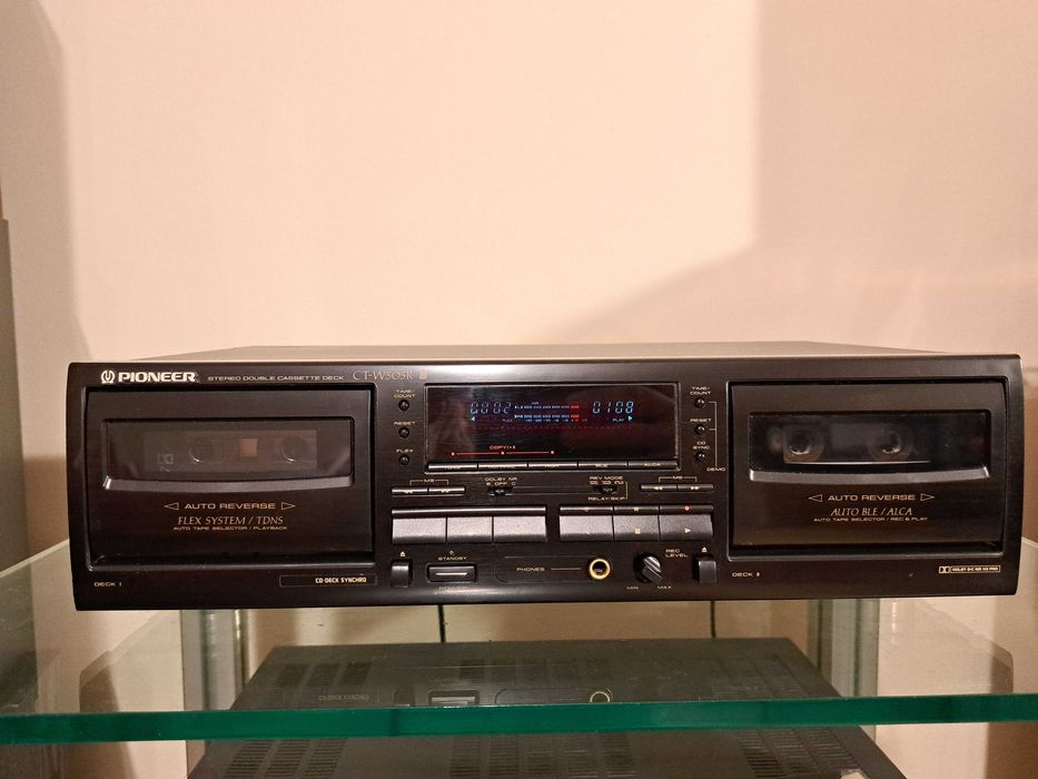 Deck dublu Pioneer CT-W505R, HXPro, FLEX