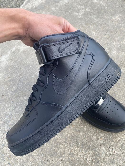 Nike AIR FORCE 1 MID 07 - Sneakers high - black