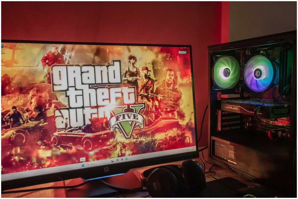 Игровой CS2, Core i5 7500, RX 570, 16 Gb DDR 4