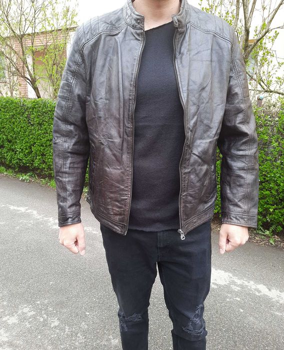 geaca piele veritabila Gipsy xxl