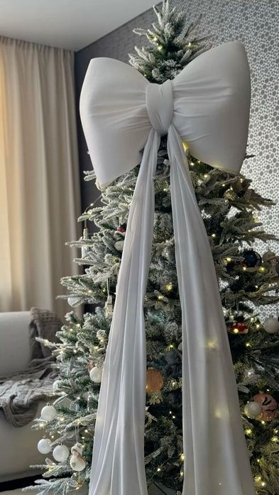 Бант большой для елки