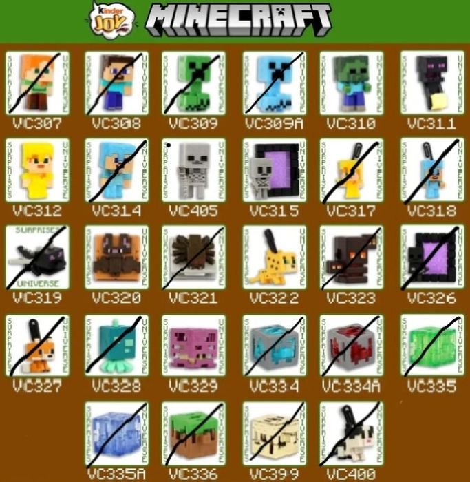 Продаю фигурку Minecraft kinder joy
