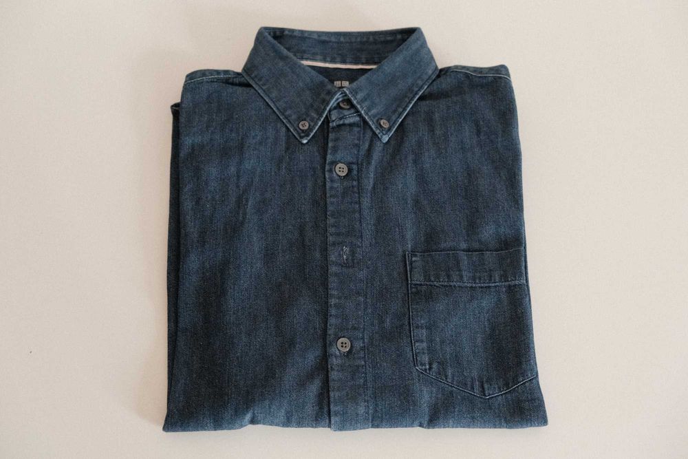 11 бр. Ежедневни мъжки ризи на Uniqlo, Regular fit