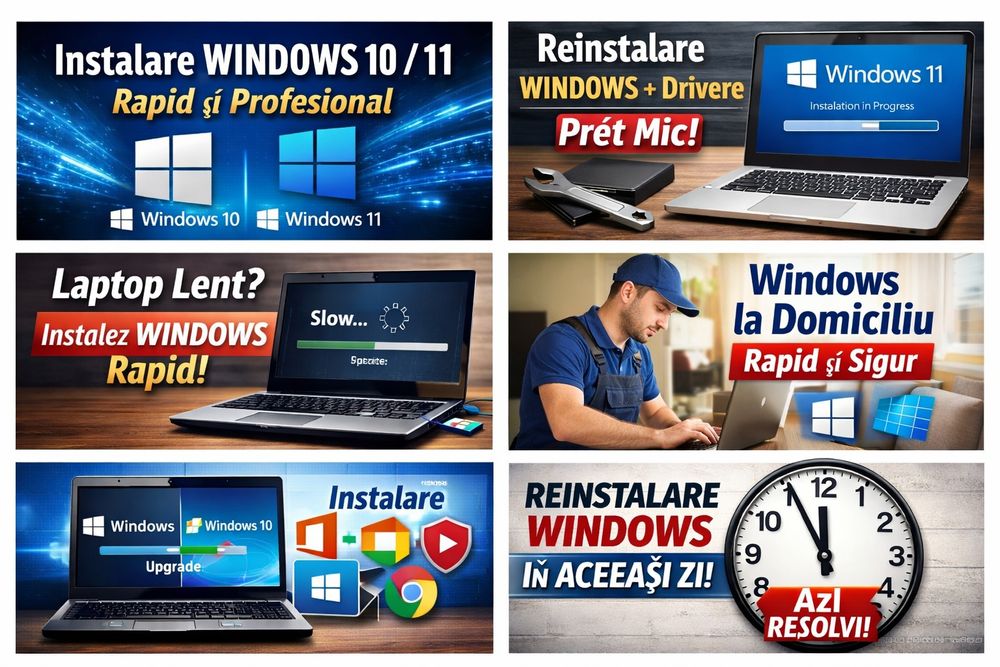 Instalare Windows 10 / 11