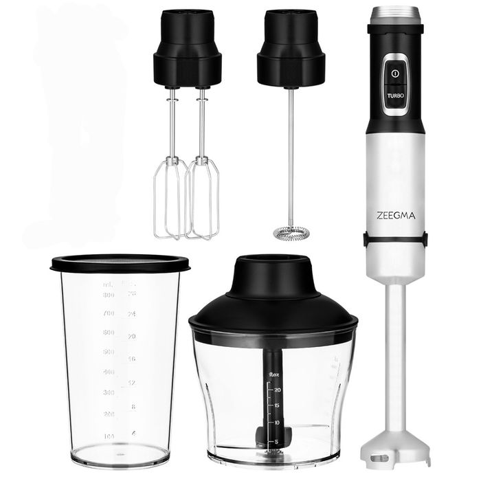 Zeegma Handy Chef 4в1 многофункционале вертикален ръчен пасатор/1000W