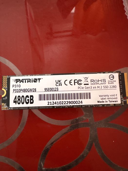 Жесткие диск SSD NVME