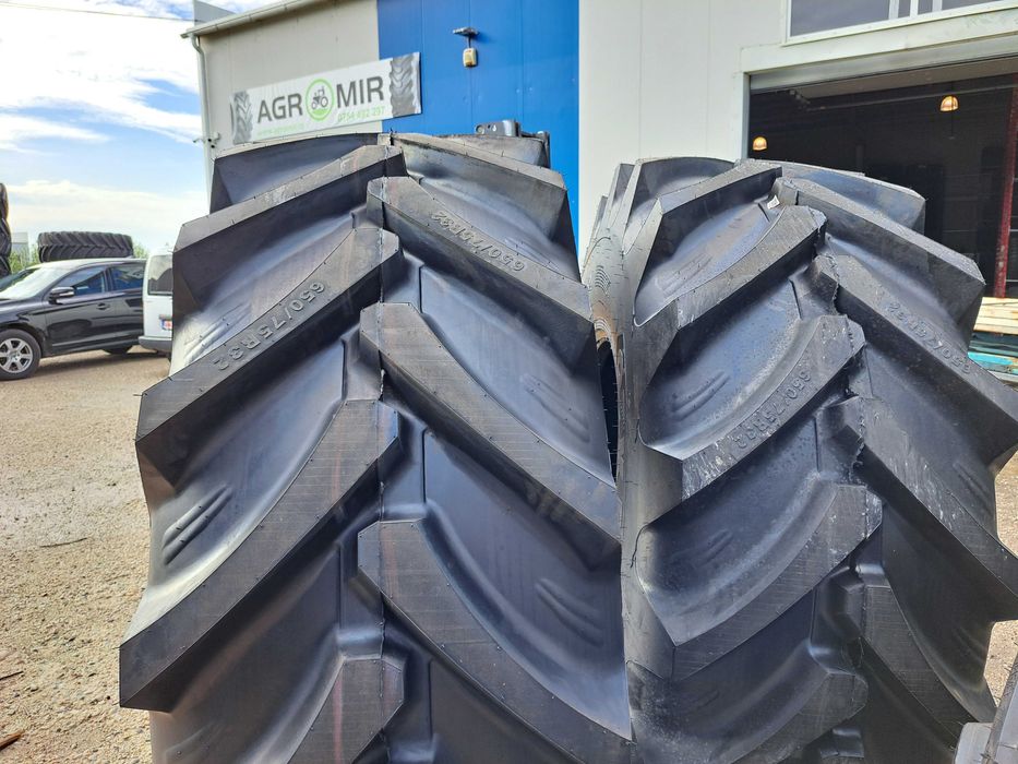 Anvelope noi 650/75R32 OZKA cauciucuri radiale pentru combina 24.5r32