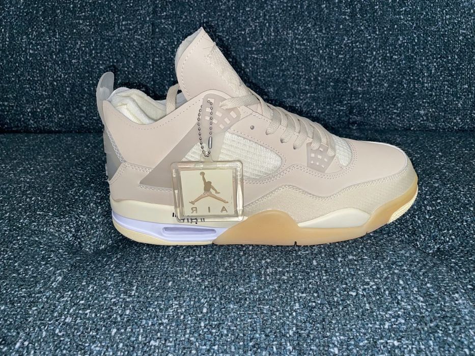 Încălțăminte NIKE Air Jordan Retro 4 off white nr 45