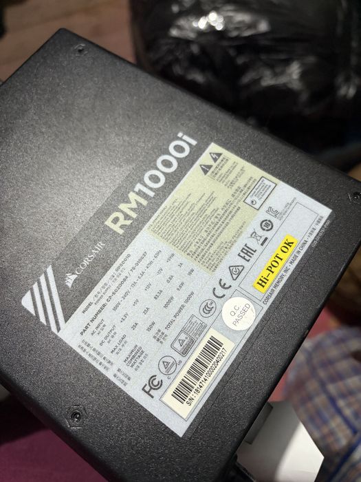 Блок питания corsair rm1000i