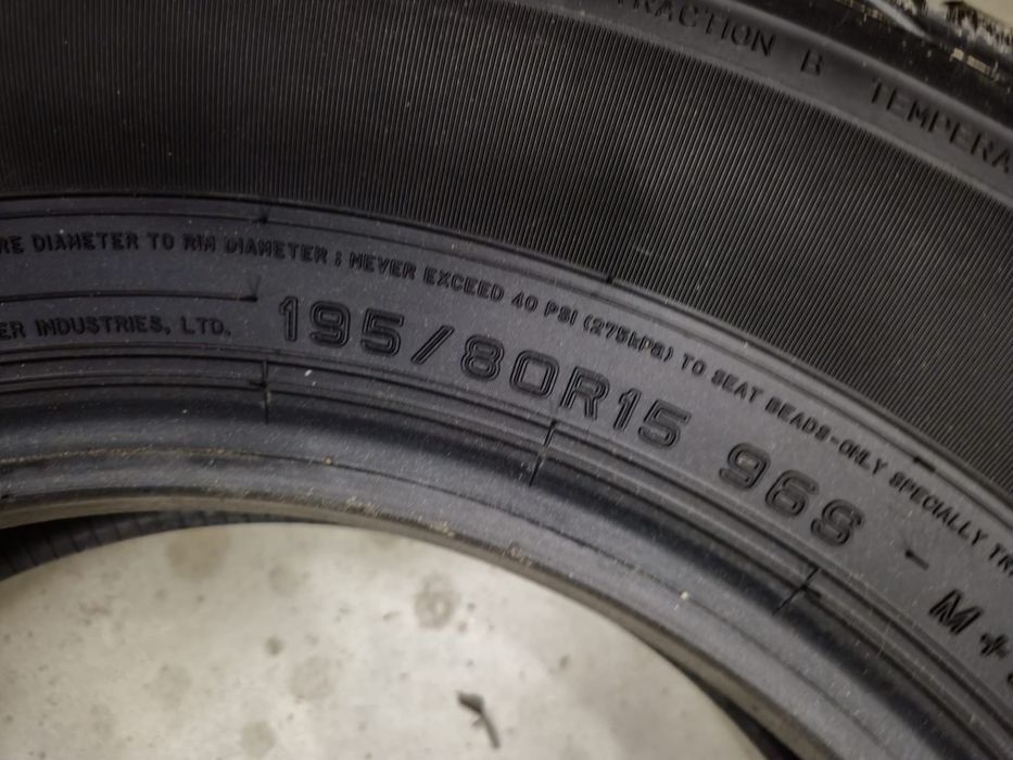 4 anvelope vara noi Dunlop 195 80 15