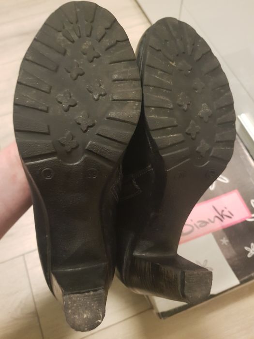 Ботуши Bianki от естествена кожа