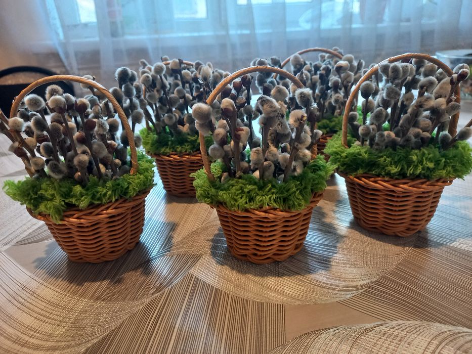 Верба в корзинке