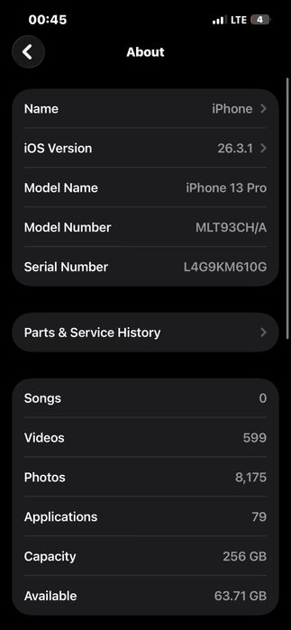 iphone 13 pro 256GB
