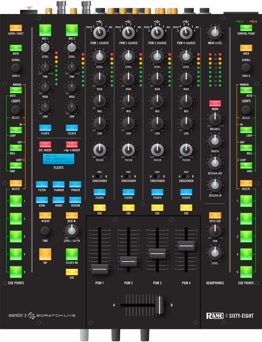 Rane Sixty Eight Serato Club Mixer ( nu pioneer, denon )