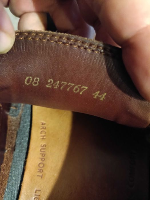 N.44 Мъжки обувки от ест. кожа Ecco - супер запазени