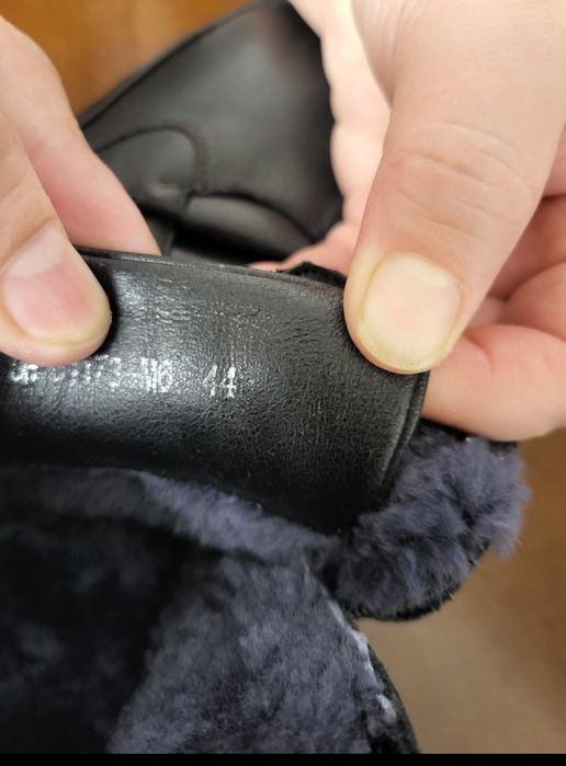 Мужские зимние кожаные ботинки